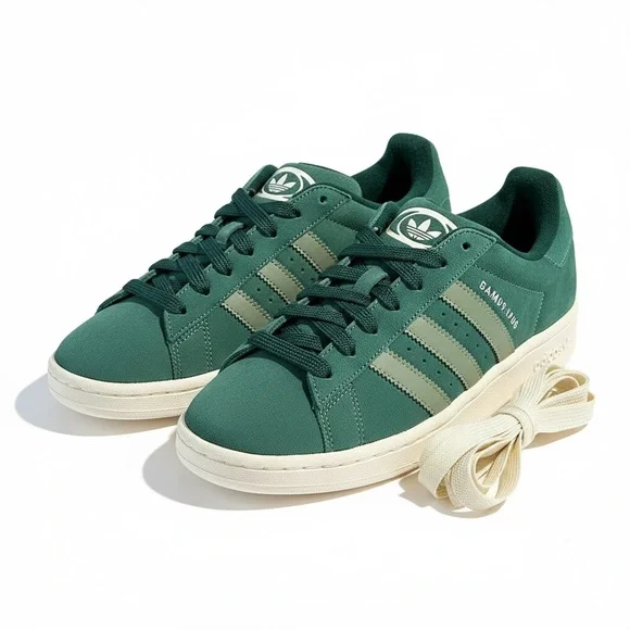NEW Adidas Campus 00s Green Suede Men’s size 12 NWT + Box